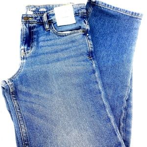 Boys Jeans Pants Size 14 Straight Adjustable Waist Children Kids Blue Stretch